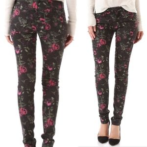 Joe Jeans The Skinny *UNIQUE* black floral sz 30